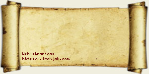 Anđela Milijić vizit kartica